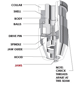 Picture of 70702 CNC Tapers Royal Replacement Jaws For Classic Chuck C30